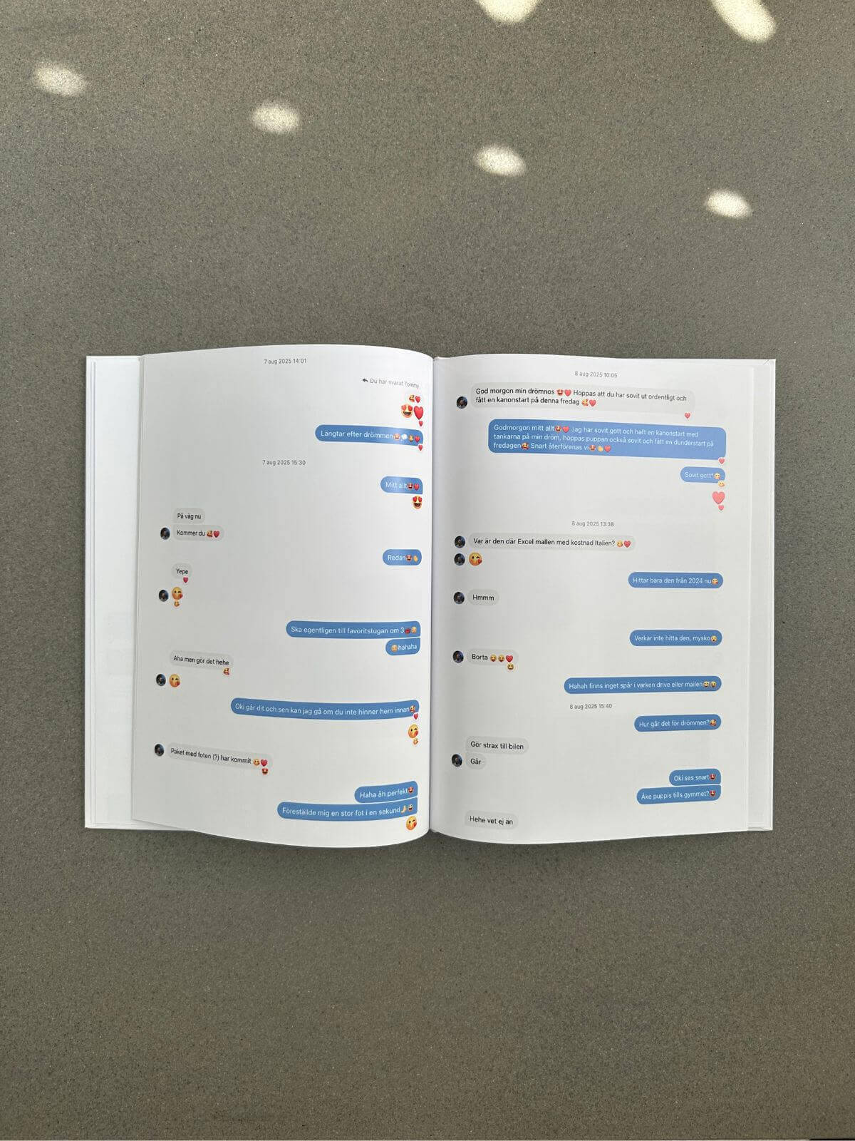 Chattbok Premium Inbunden